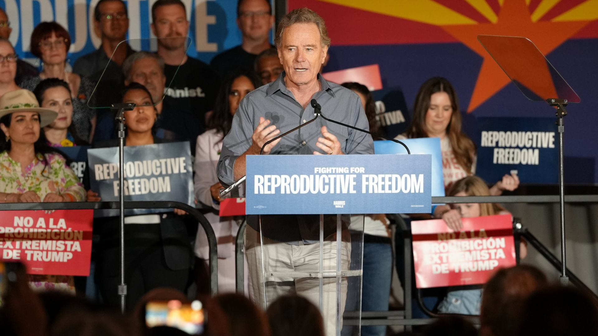 Great Dad Bryan Cranston Becomes The Voice Of The Harris-Walz Campaign!