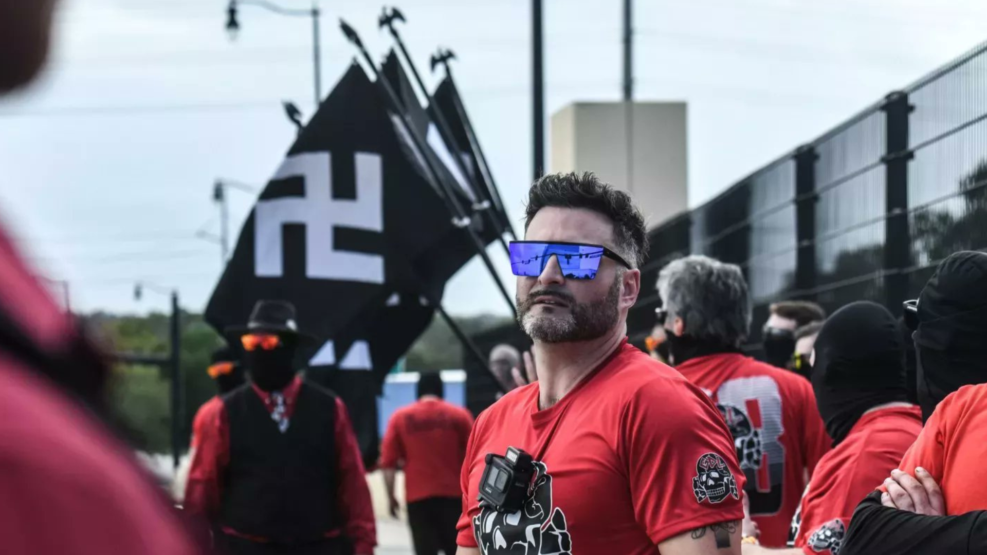 Swastika Flag Makes Surprise Appearance At Trump’s Florida Rally!!