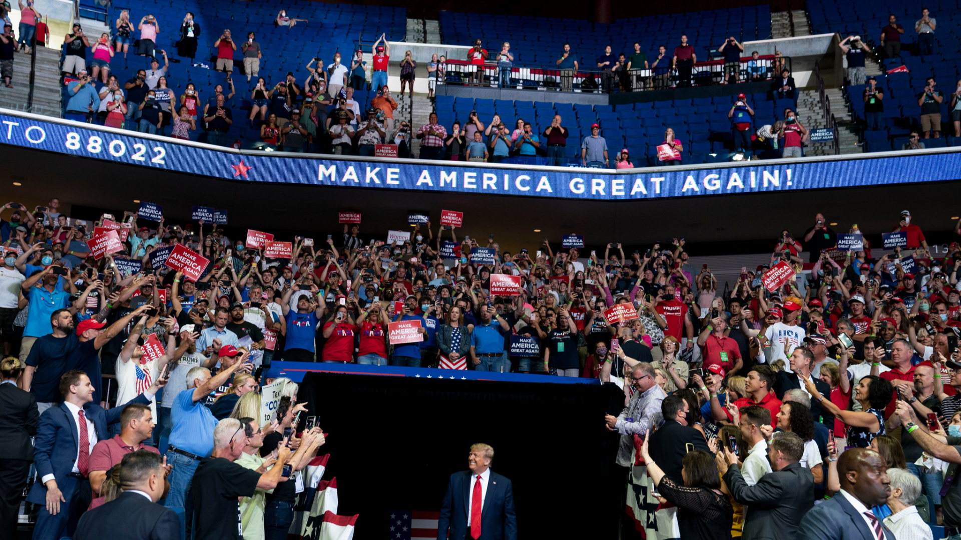 Video of Reporter Discussing Trump's 'Pretty Empty' Rally Takes Off Online