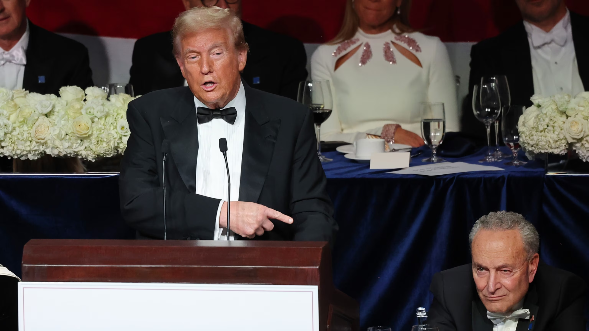 Trump and Harris roast each other for charity event – here are four gags