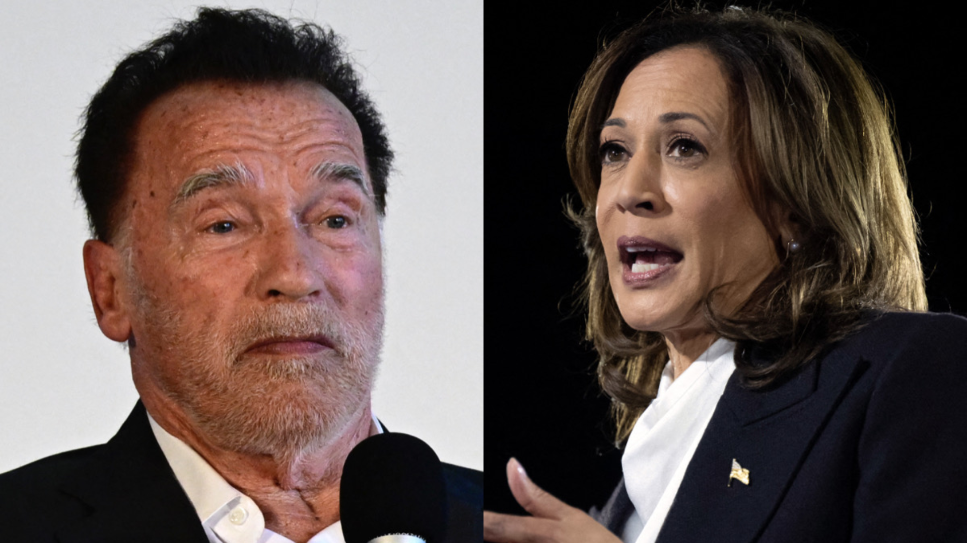 Schwarzenegger Crosses Party Lines to Endorse Kamala Harris